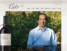 Tablet Screenshot of josephcarrwine.com